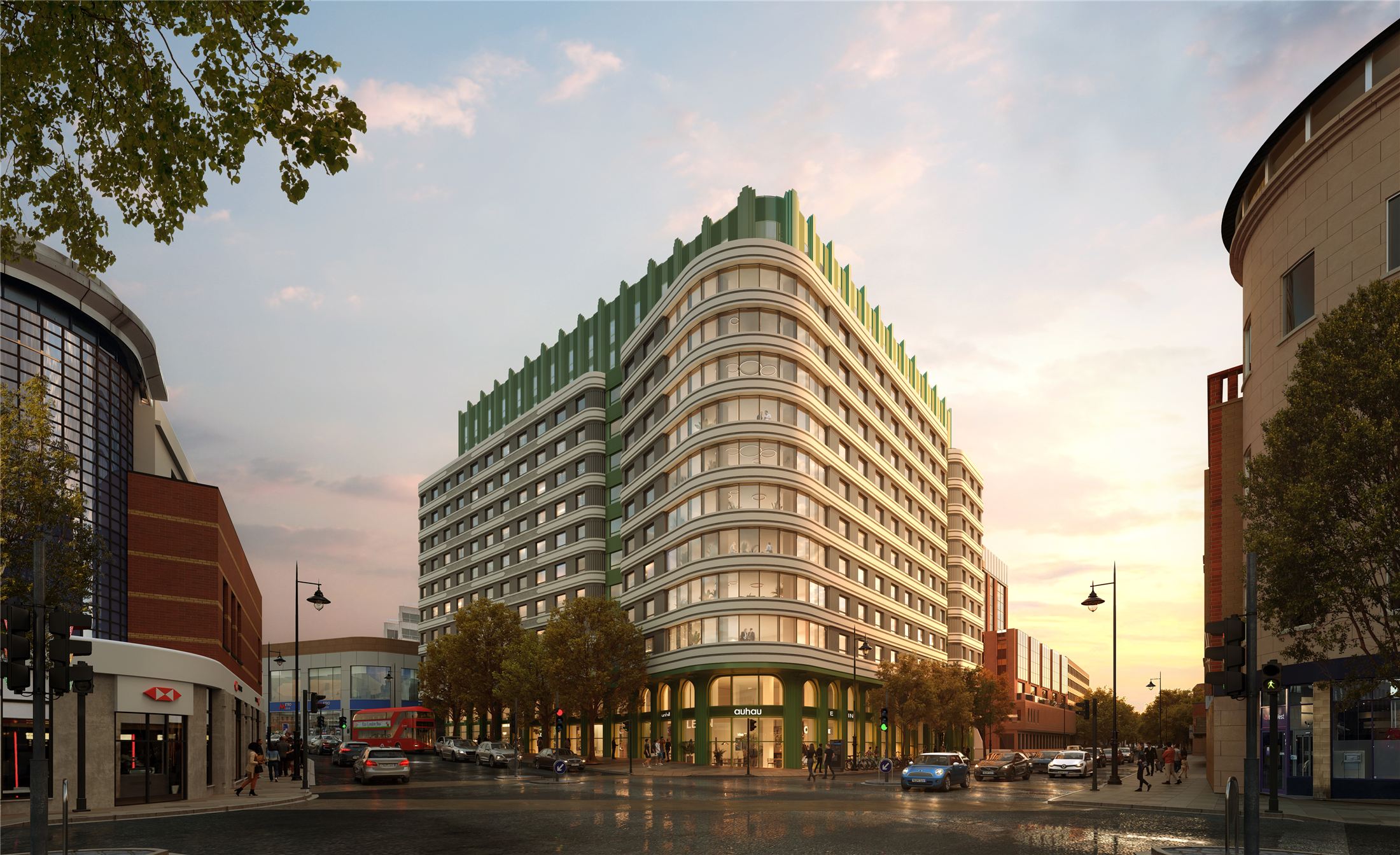 CGI of The Broadway, Wimbledon